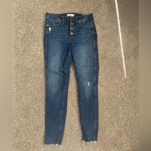 Madewell 10” High Rise Skinny Jeans